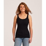 Denver Hayes Women's Fitted Rib Tank Top Front_Flat