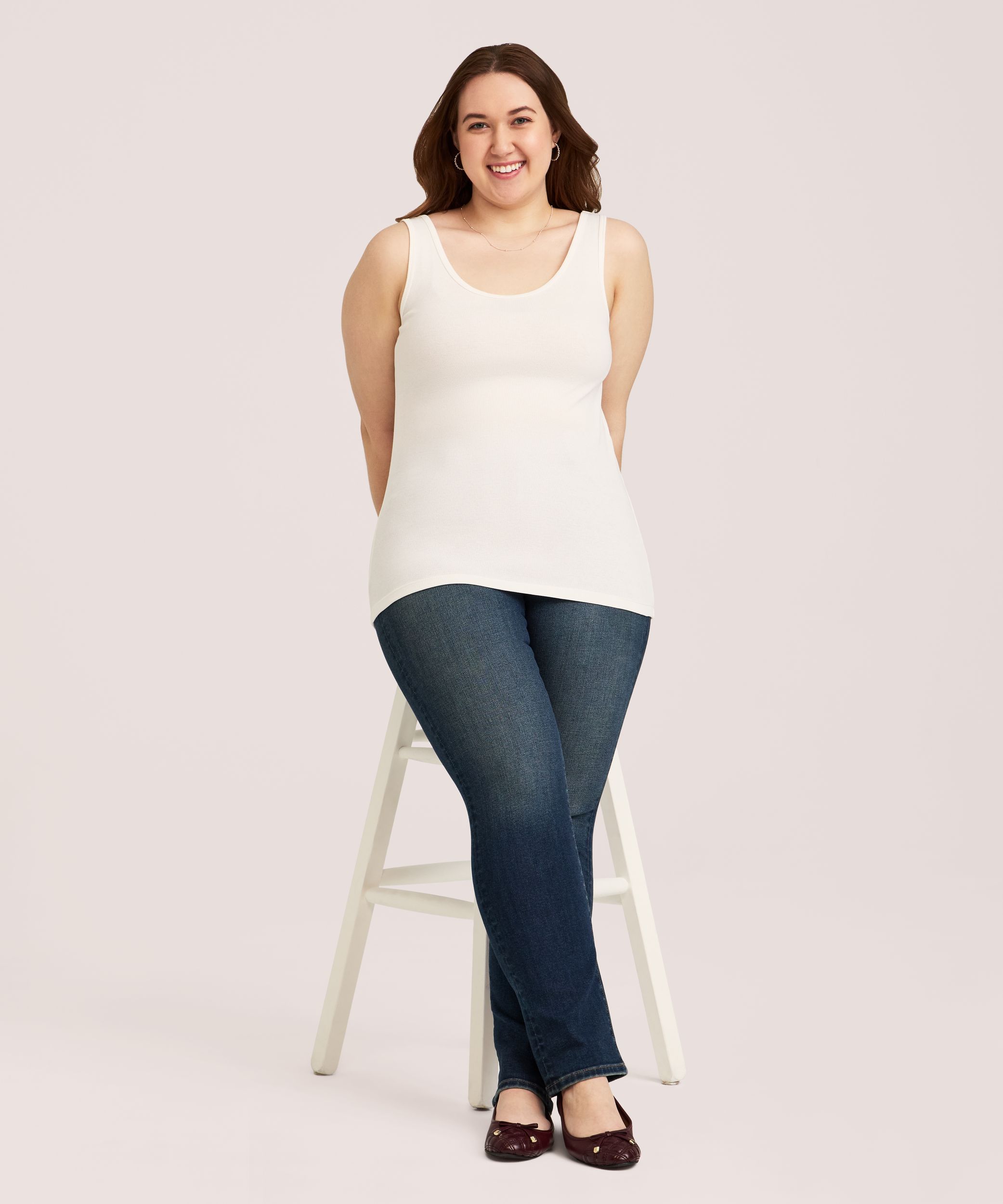 Denver Hayes Women's Fitted Rib Tank Top