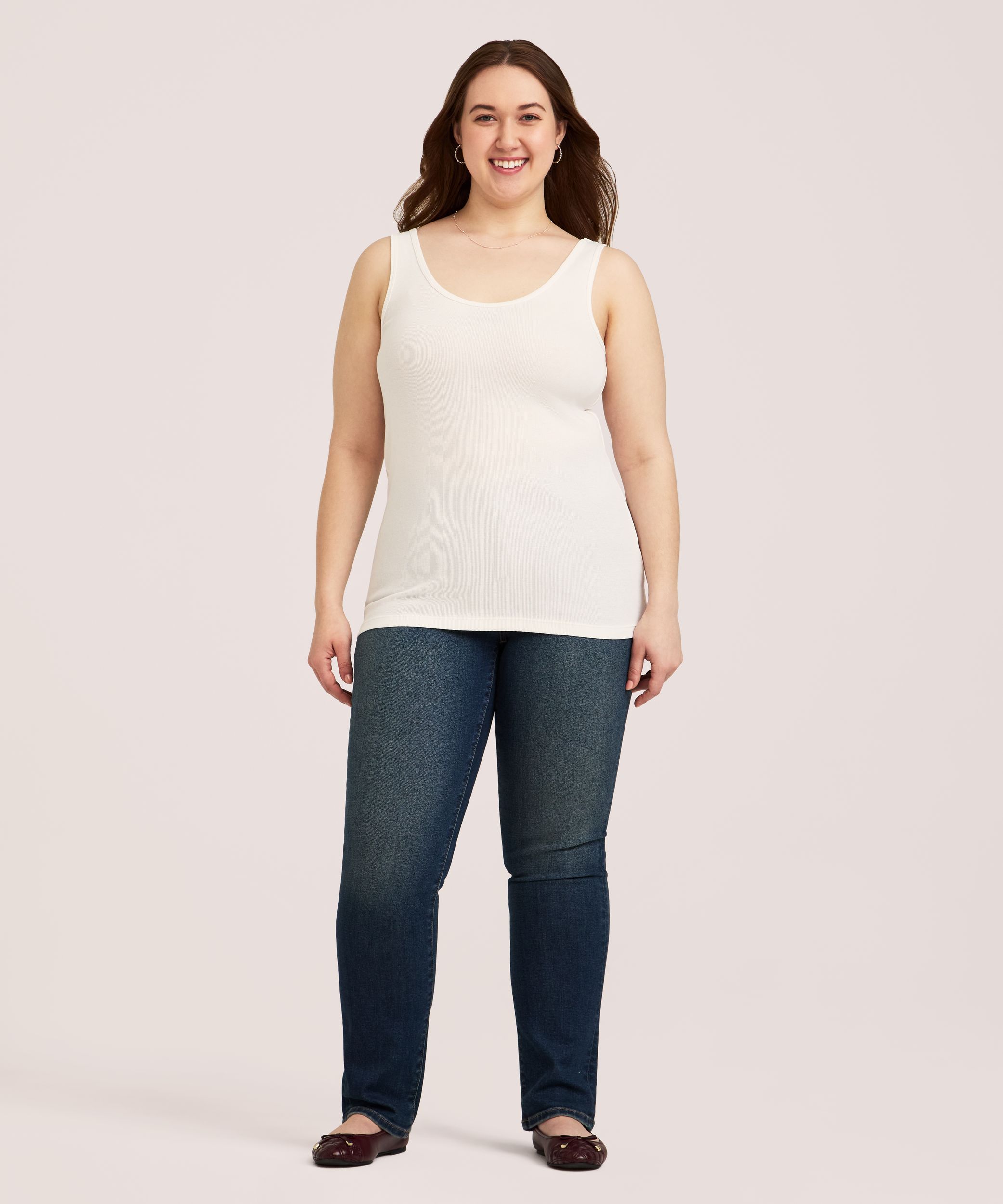 Denver Hayes Women's Fitted Rib Tank Top