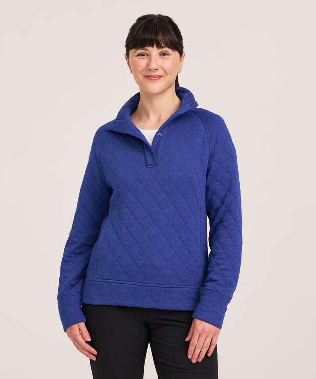 Pull matelassé à manches longues T-MAX pour femme de WindRiver