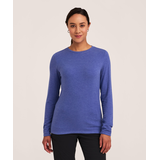 T-shirt à encolure ras du cou léger avec T-MAX HEAT pour femmes, WindRiver Front_Flat
