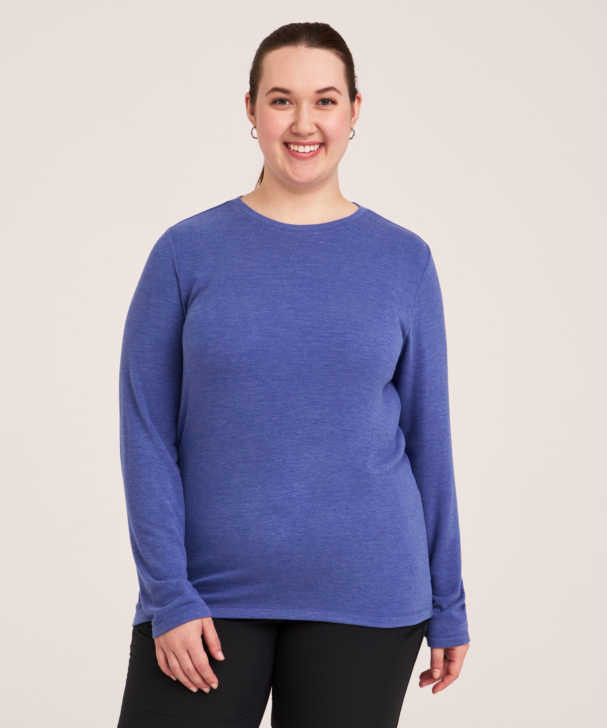 T-shirt à encolure ras du cou léger avec T-MAX HEAT pour femmes, WindRiver