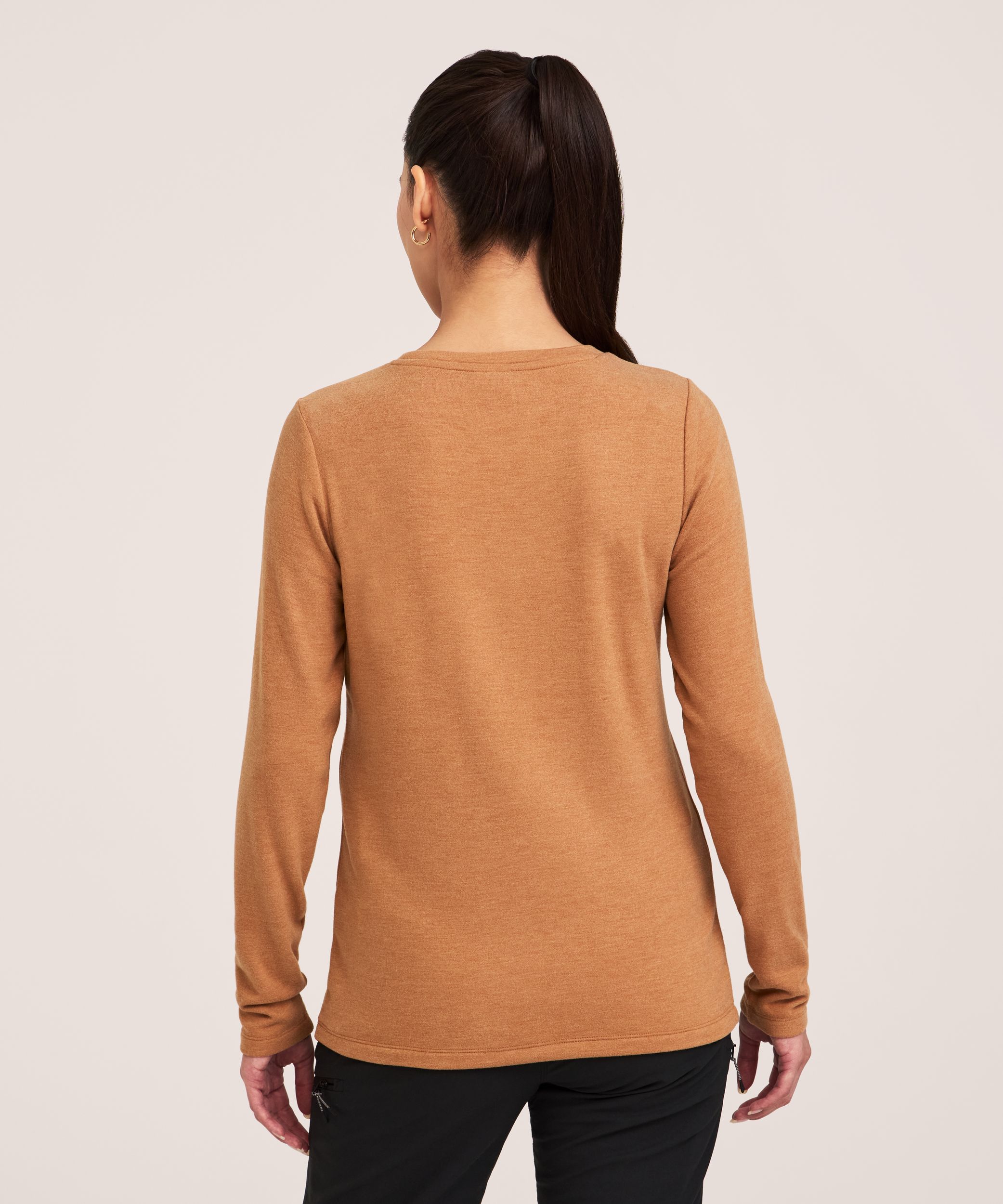 T-shirt à encolure ras du cou léger avec T-MAX HEAT pour femmes, WindRiver