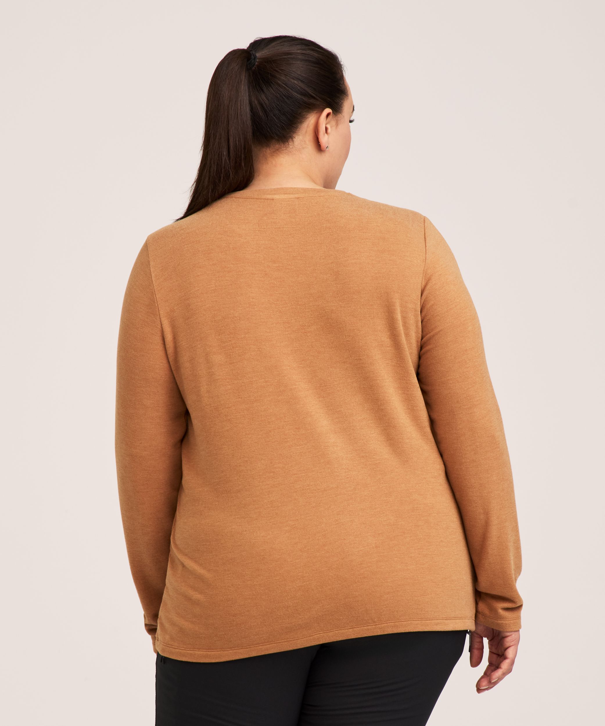 T-shirt à encolure ras du cou léger avec T-MAX HEAT pour femmes, WindRiver