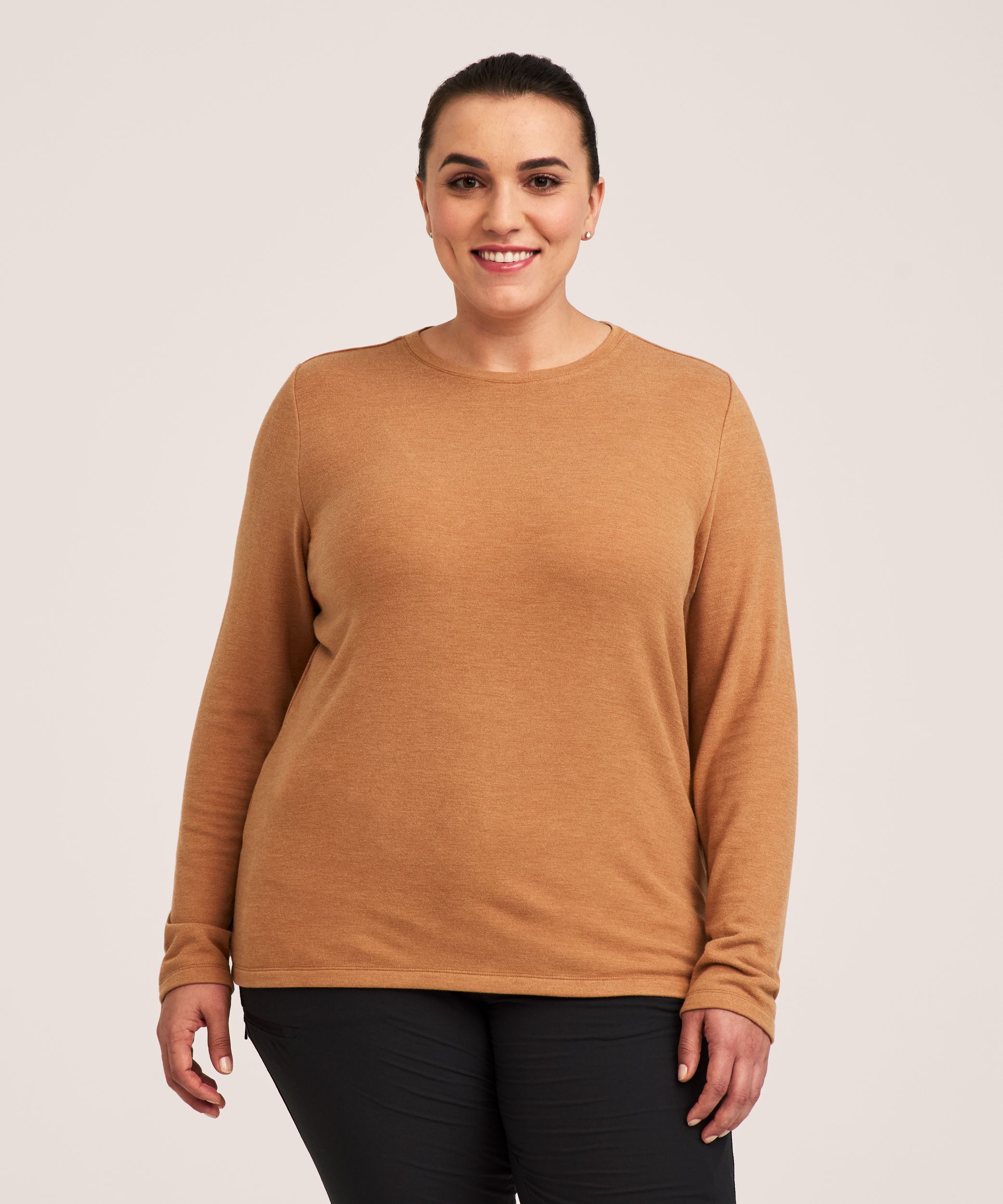 T-shirt à encolure ras du cou léger avec T-MAX HEAT pour femmes, WindRiver