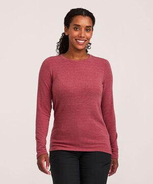 WindRiver Women's Long Sleeve T-Max Heat Lightweight Crewneck T-Shirt