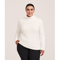 WindRiver Women's Warm T-Max Heat Turtleneck Shirt Front_Flat