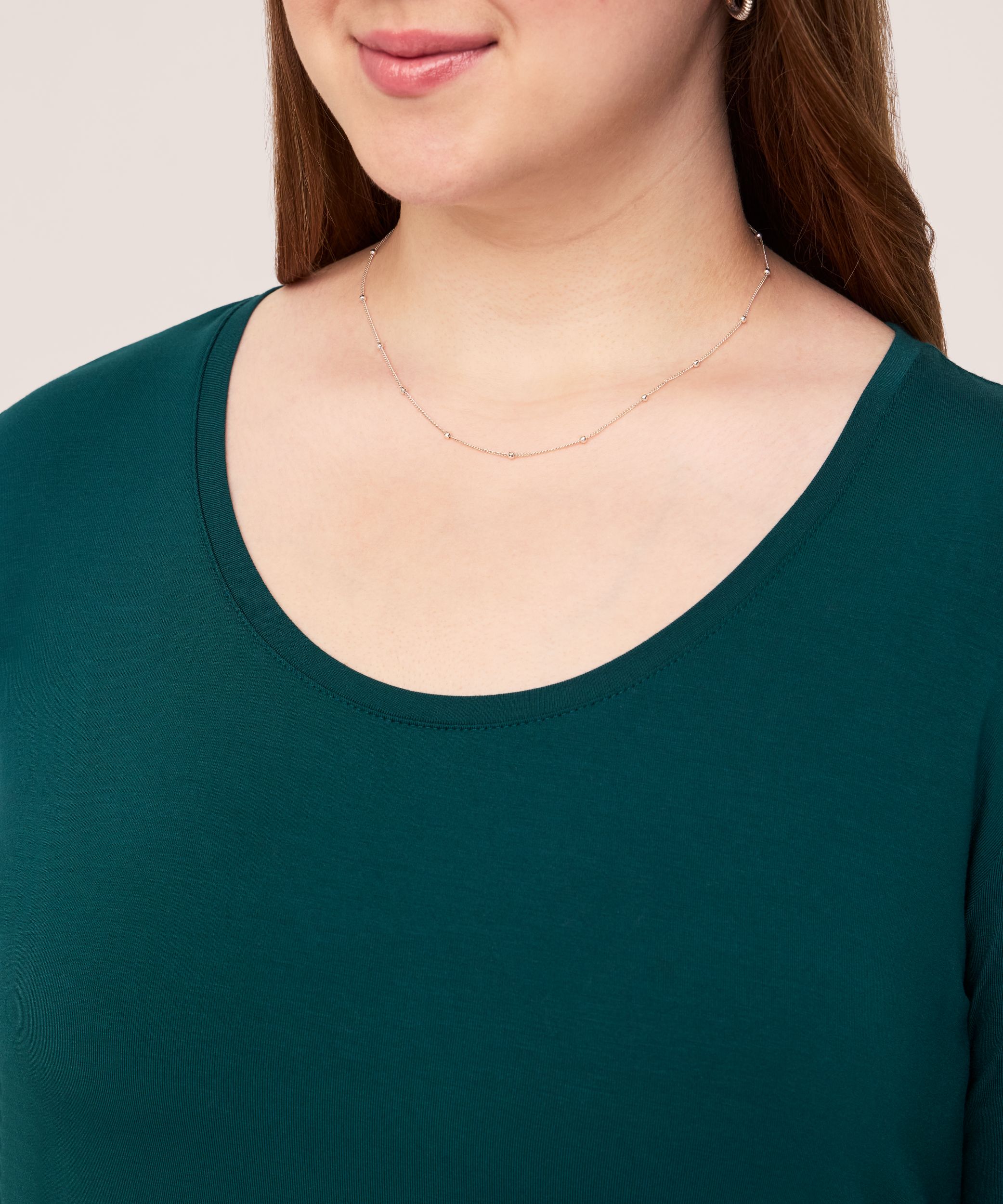 Denver Hayes Women's Long Sleeve Relaxed Scoop Neck T-Shirt