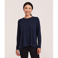 Shambhala Women's Long Sleeve Back Pleat T-Shirt