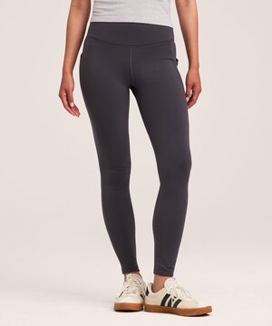 Shambhala Women's Fleece Lined Full Length Leggings with Pocket