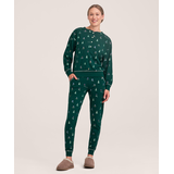 Denver Hayes Women's 2 Piece Jersey Pajama Set Front_Flat