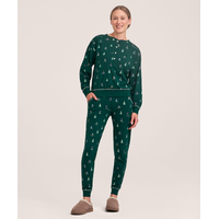 Denver Hayes Women's 2 Piece Jersey Pajama Set Front_Flat