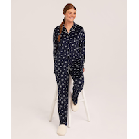 Denver Hayes Women's 2 Piece Brushed Micro Plush Pyjama Set