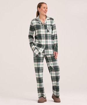 Denver Hayes Women's Flannel Pajama Set