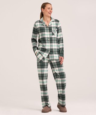 Denver Hayes Women's Flannel Pajama Set