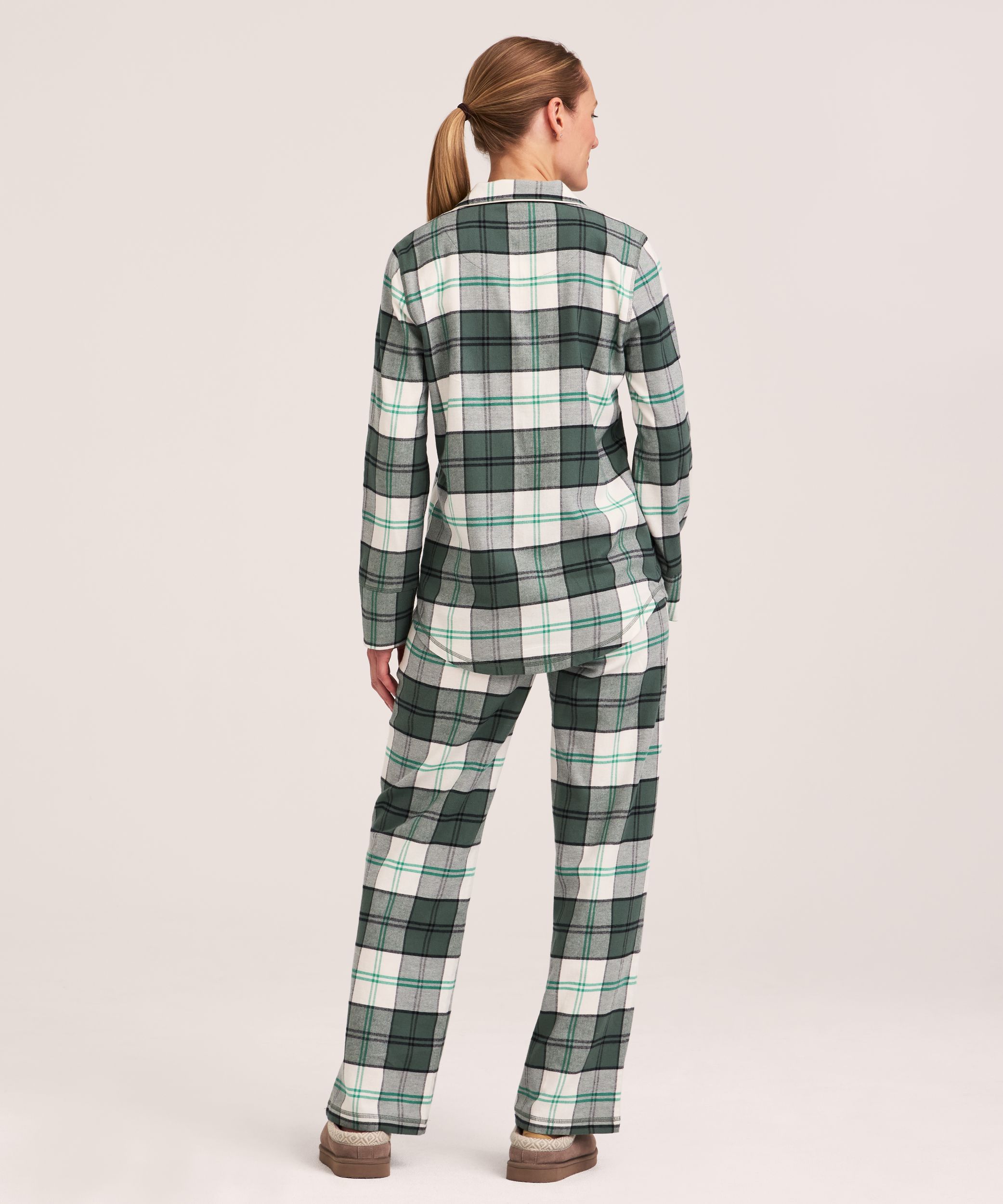 Ensemble de pyjama en flanelle pour femmes, Denver Hayes
