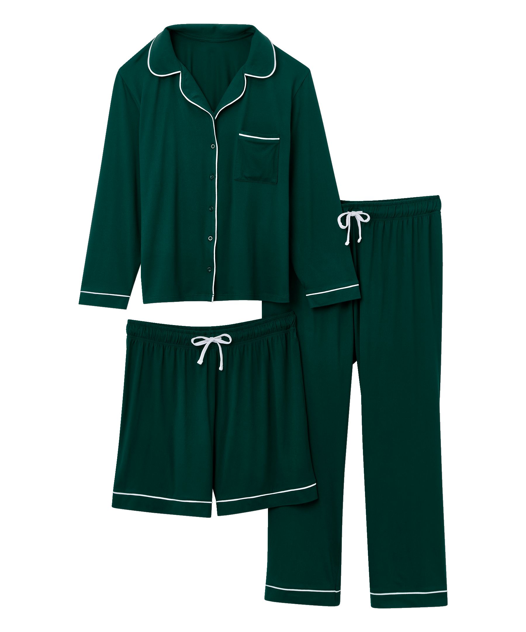 Denver Hayes Women's 3 Piece Pyjama Set
