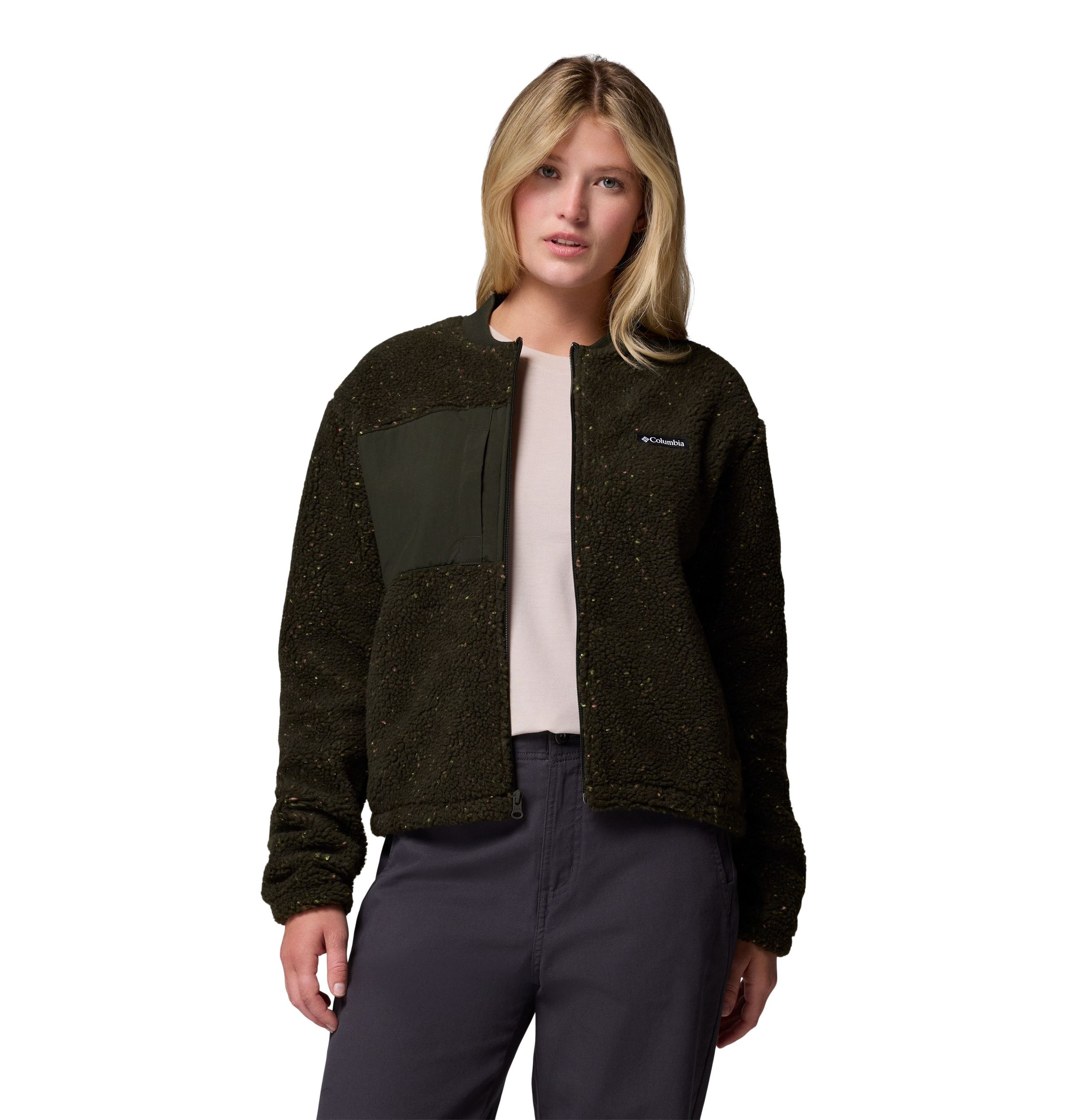 Columbia Women's Fleece Bomber Full Zip