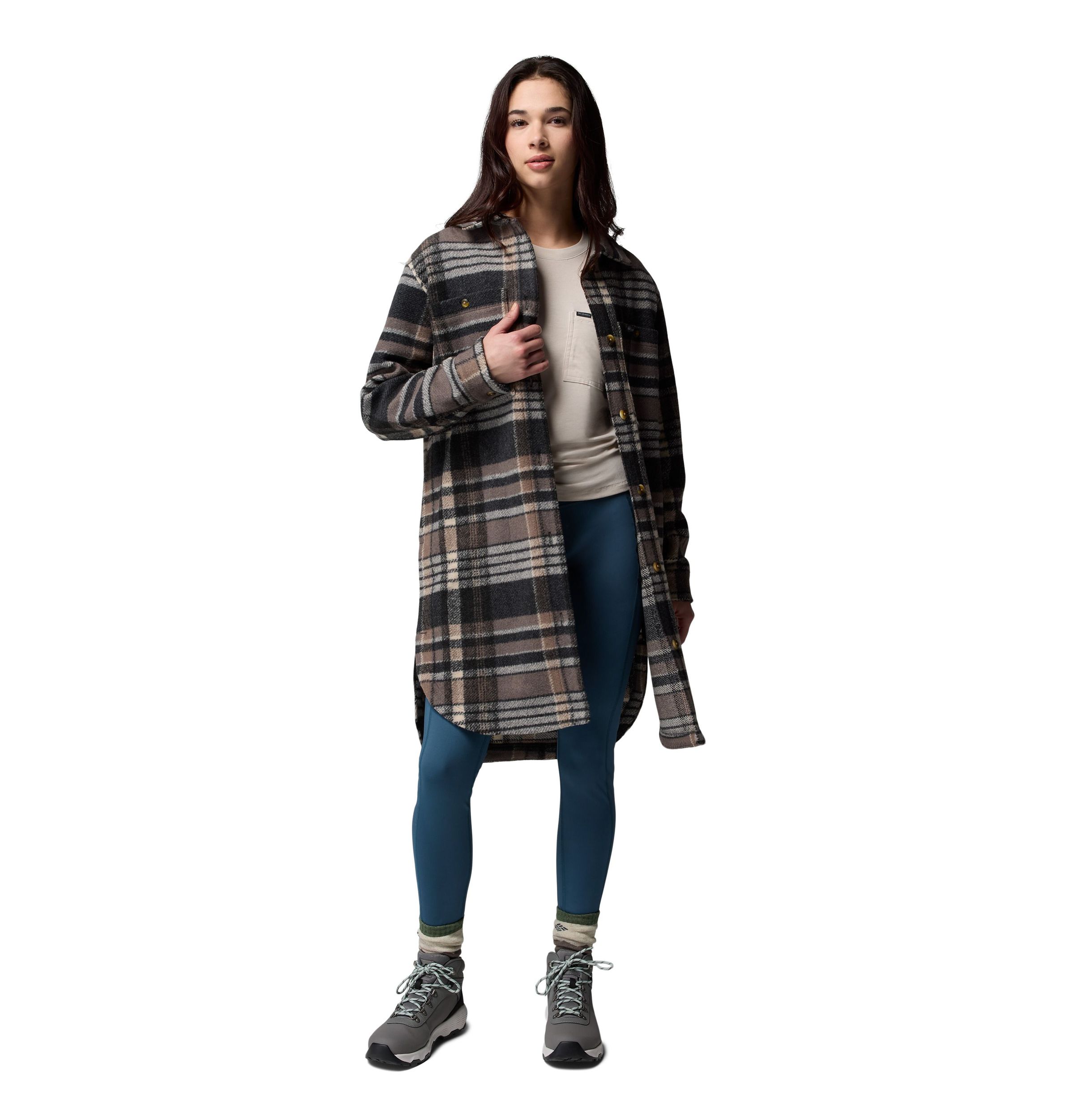 Manteau long en molleton pour femmes, Wildest Venture, Columbia