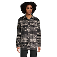 Columbia Women's Benton Springs Fleece Shirt Jacket Front_Flat