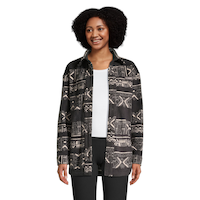 Chemise-veste en molleton pour femmes, Benton Springs, Columbia Front_Flat