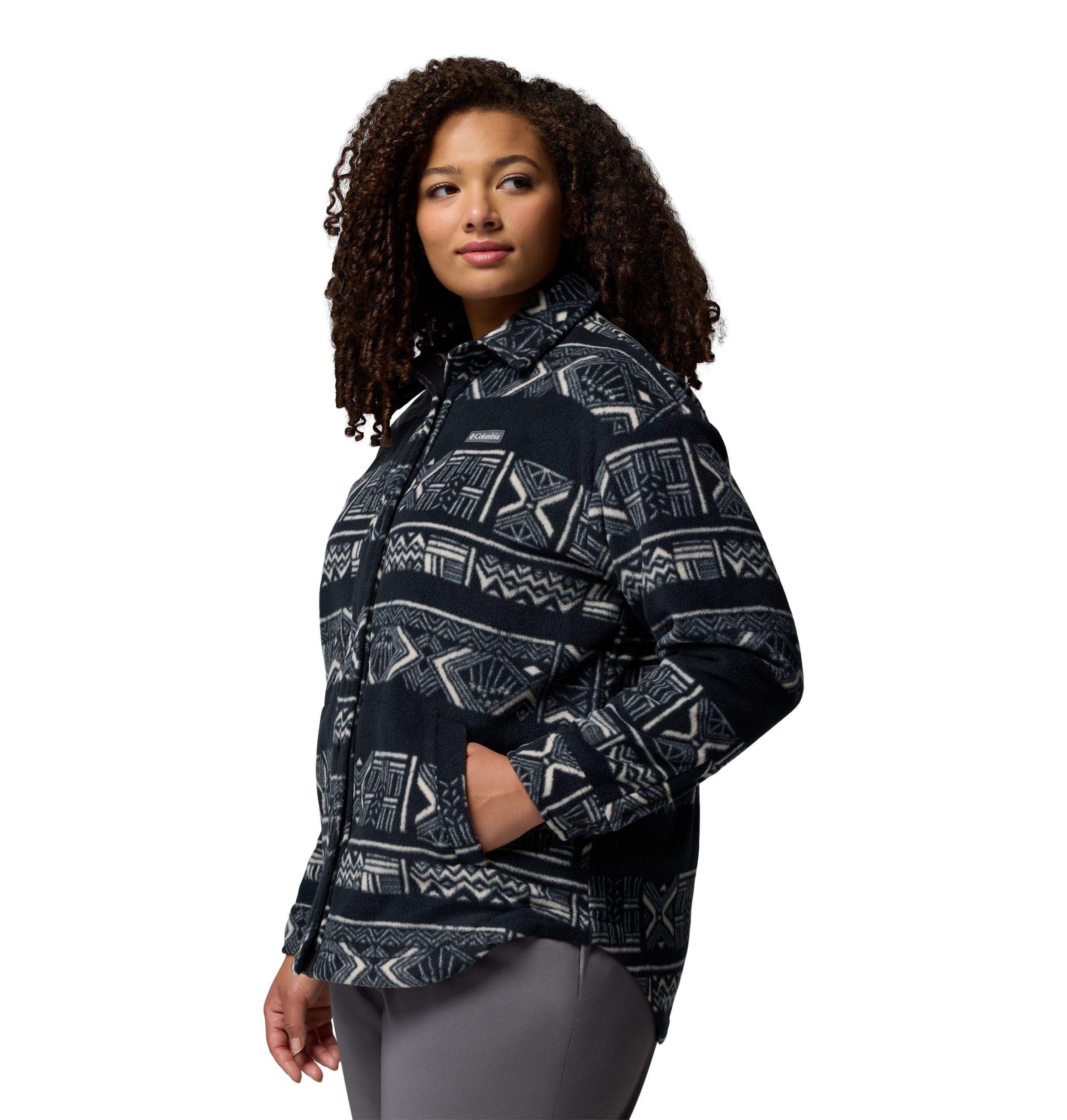 Chemise-veste en molleton pour femmes, Benton Springs, Columbia