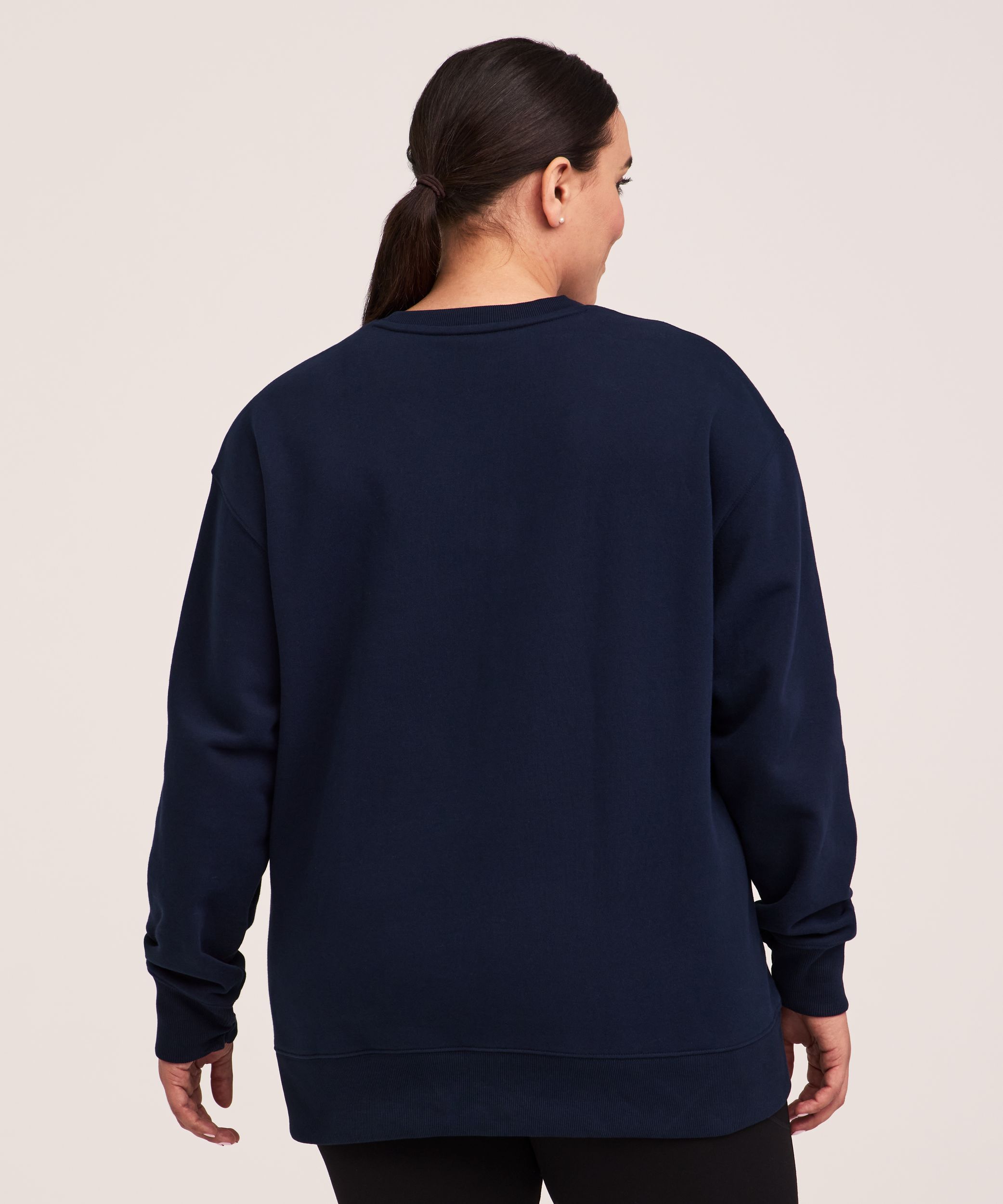 Chandail en molleton d'épaisseur moyenne à encolure ras du cou pour femmes, Shambhala