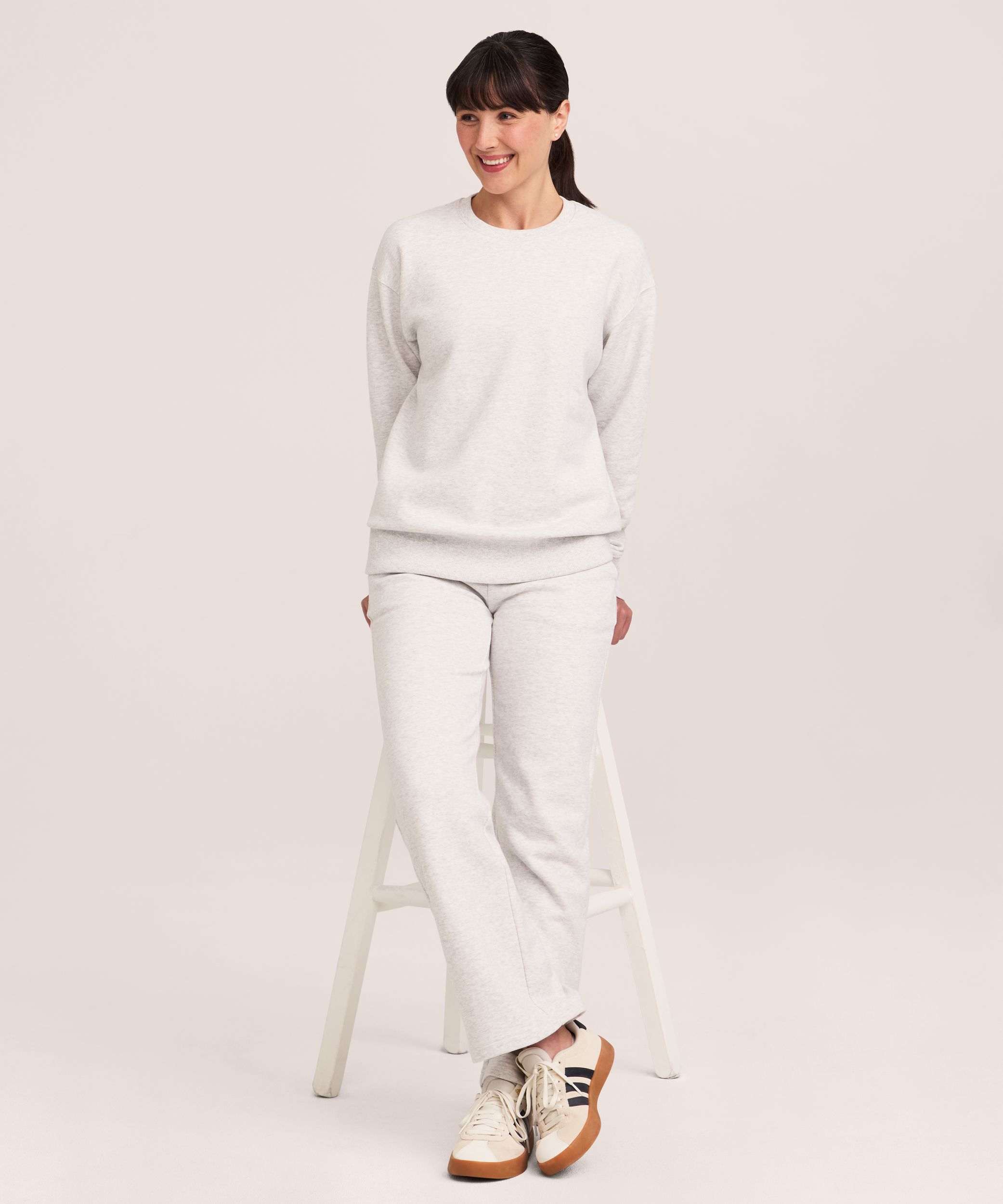 Shambhala Women's Mid-Weight Fleece Crew Neck Pullover