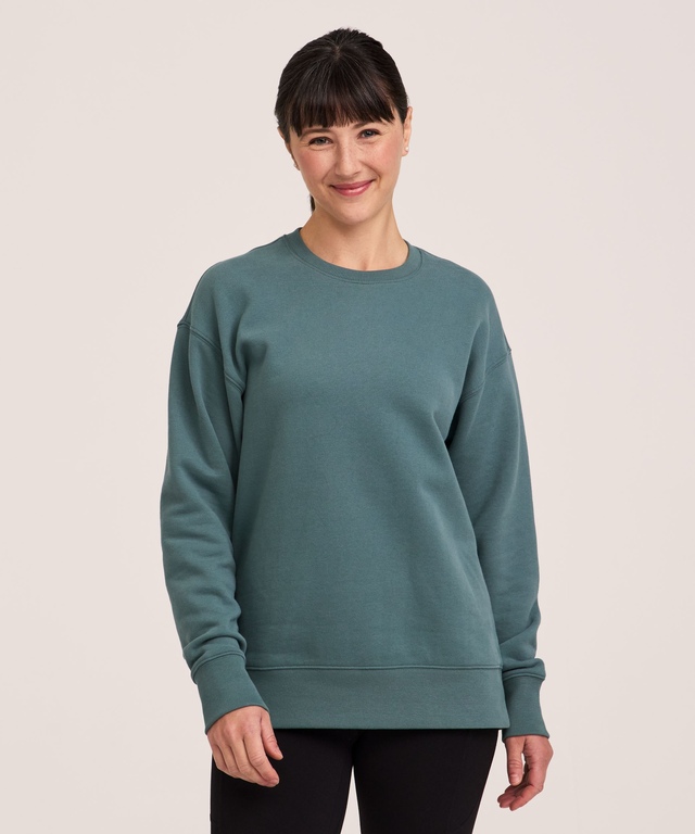 Shambhala Women's Mid-Weight Fleece Crew Neck Pullover