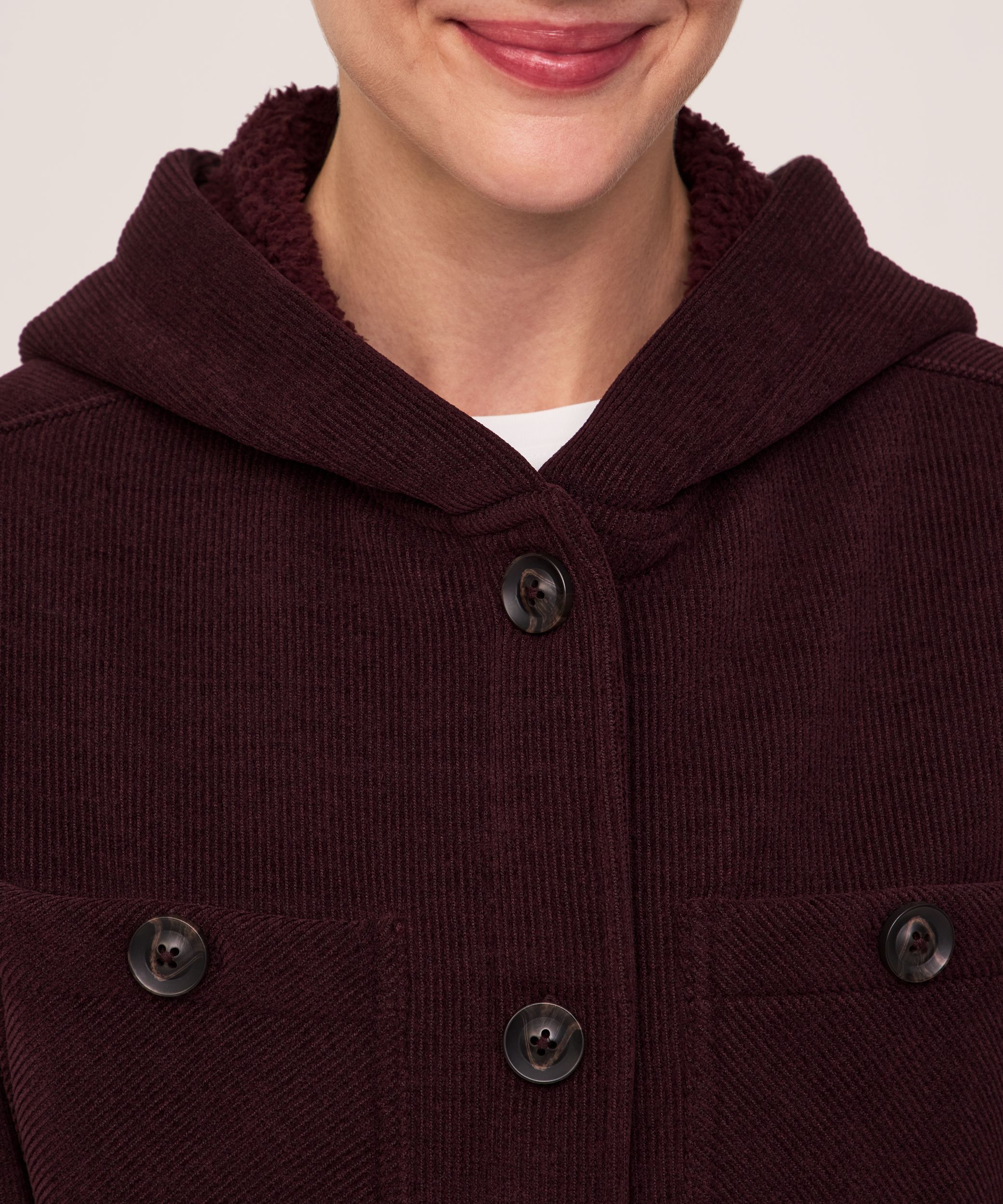 Veste d’extérieur doublée en sherpa pour femmes, WindRiver