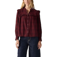 Levi's Women's Gianna Long Sleeve Blouse Front_Flat