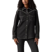 Levi's Women's Sawyer Western Shirt Front_Flat