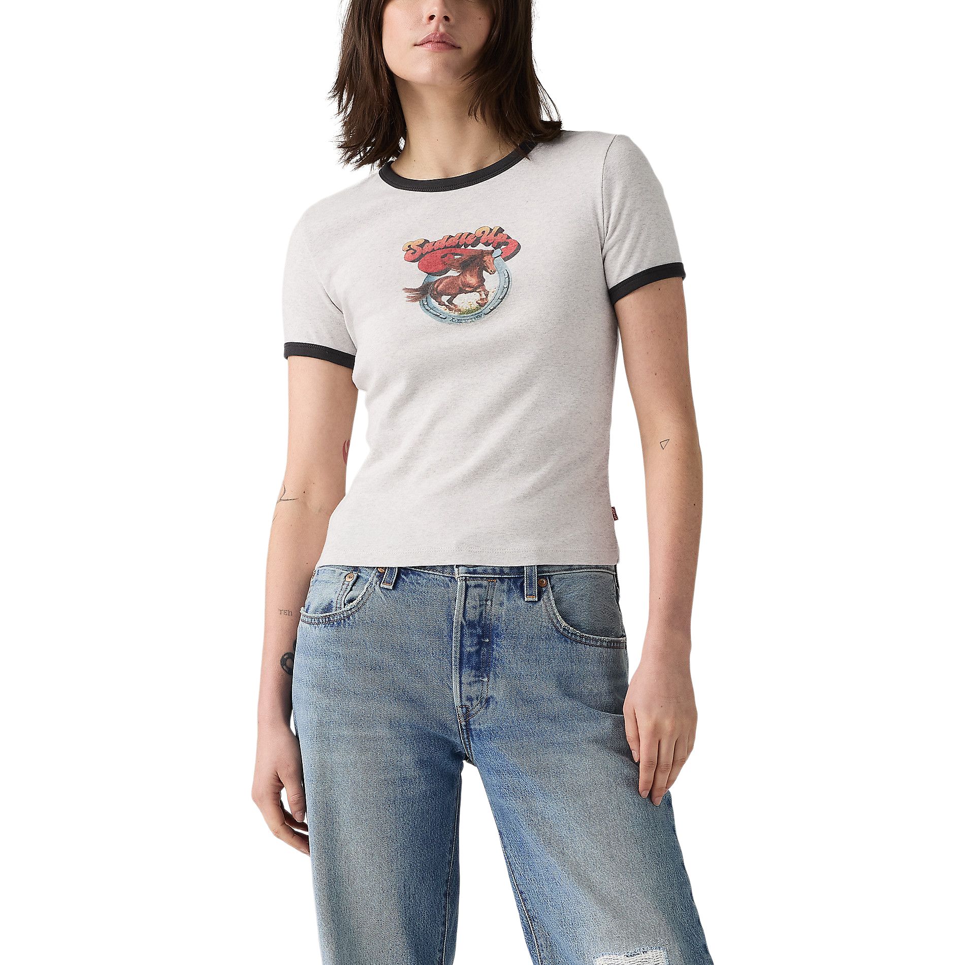 Levi's Women's Graphic Ringer Rickie T-Shirt
