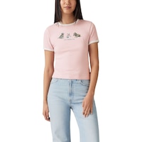 Levi's Women's Graphic Ringer Rickie T-Shirt Front_Flat