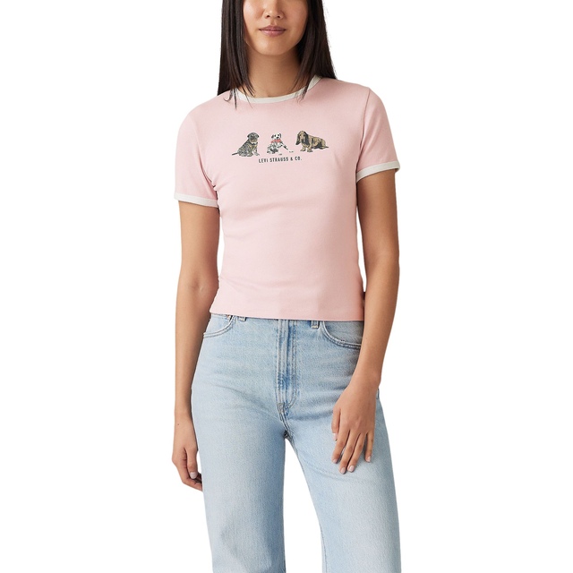 Levi's Women's Graphic Ringer Rickie T-Shirt