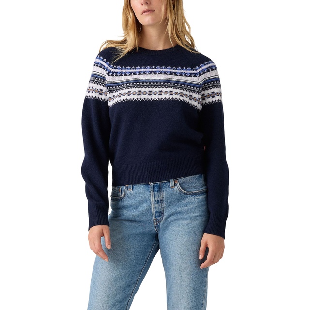 Levi's Women's Lou Fairisle Sweatshirt Pullover
