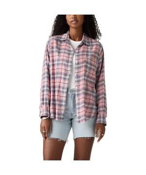 Levi's Women's Lucas Flannel Long Sleeve Shirt