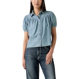 Chemisier cintré à manches courtes pour femmes, Lea, Levi's Front_Flat