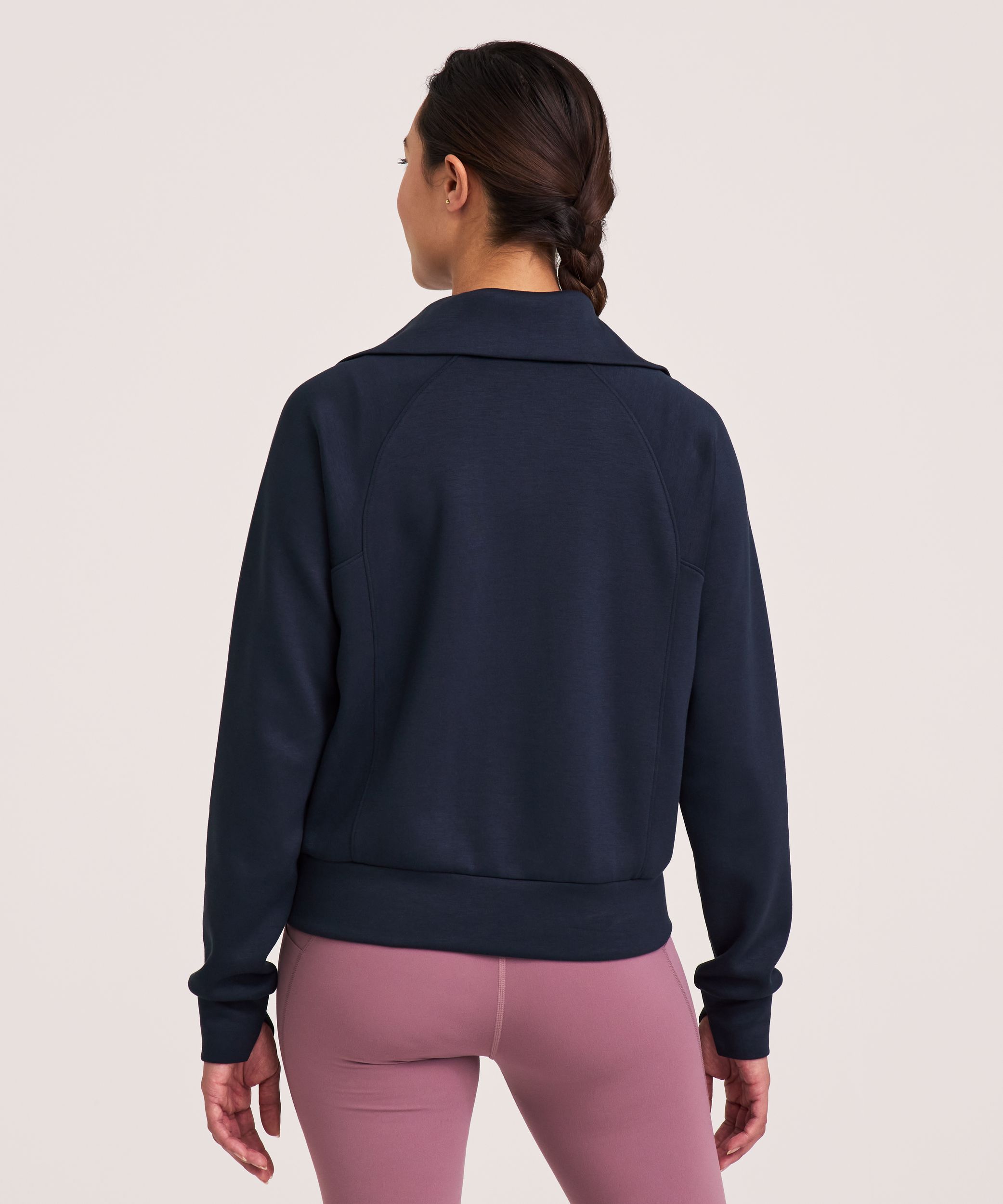 Chandail à enfiler à glissière 1/4 pour femmes, Shambhala