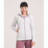 Shambhala Women's Fleece Fitted Zip-Up Hoodie Front_Flat