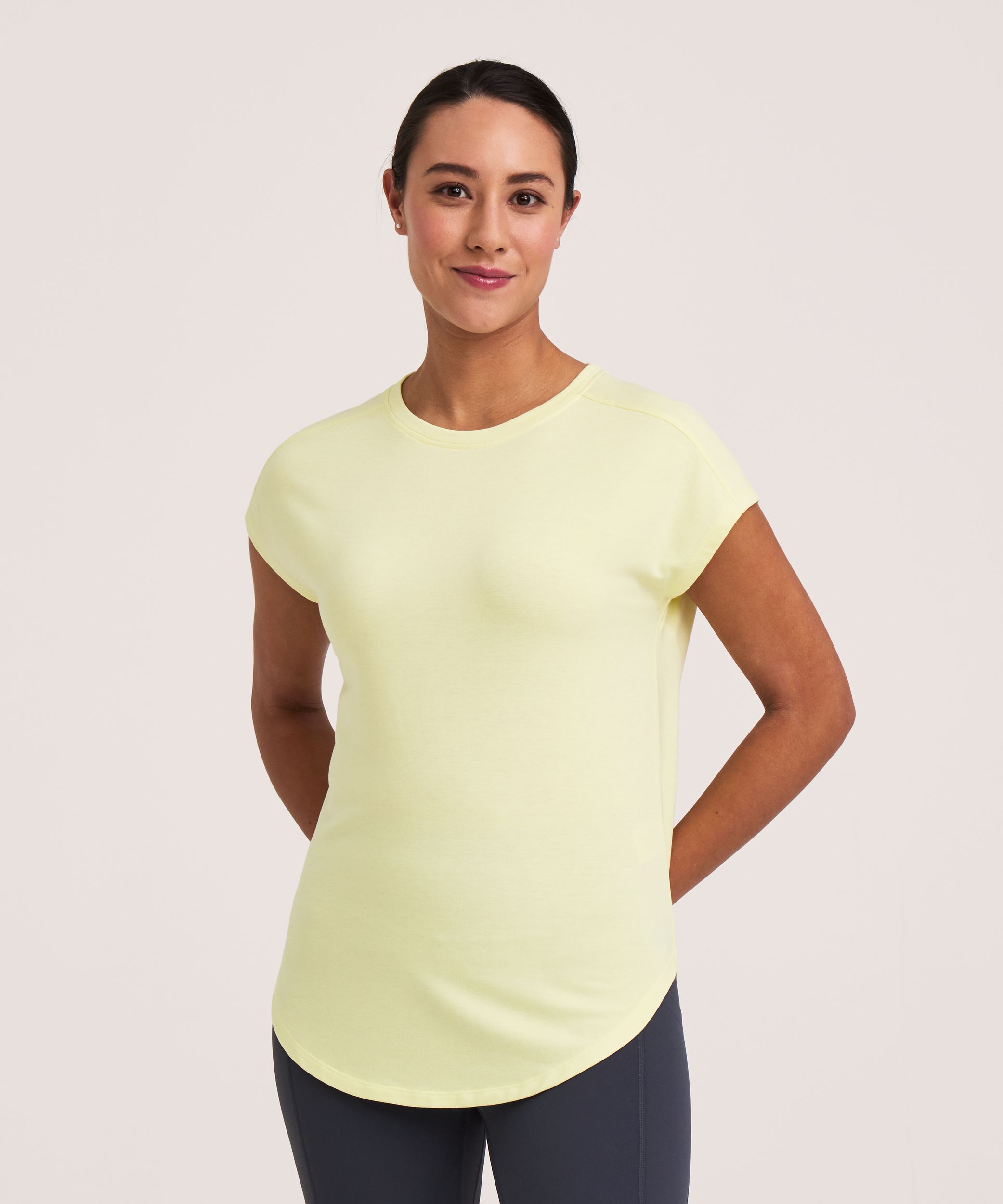 T-shirt de tous les jours à manches courtes pour femmes, Shambhala