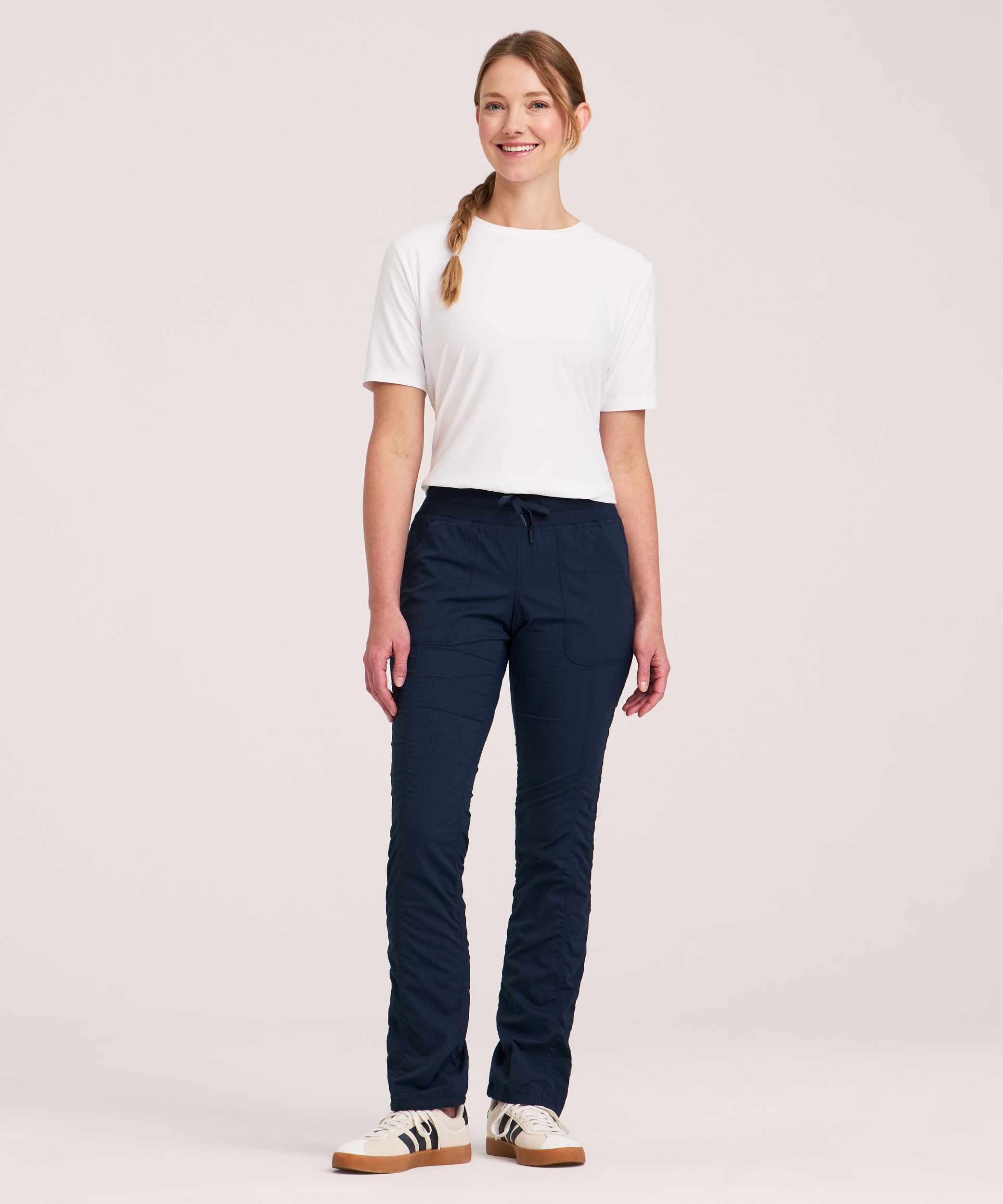 Shambhala Women's Mid Rise Woven Ease Pant