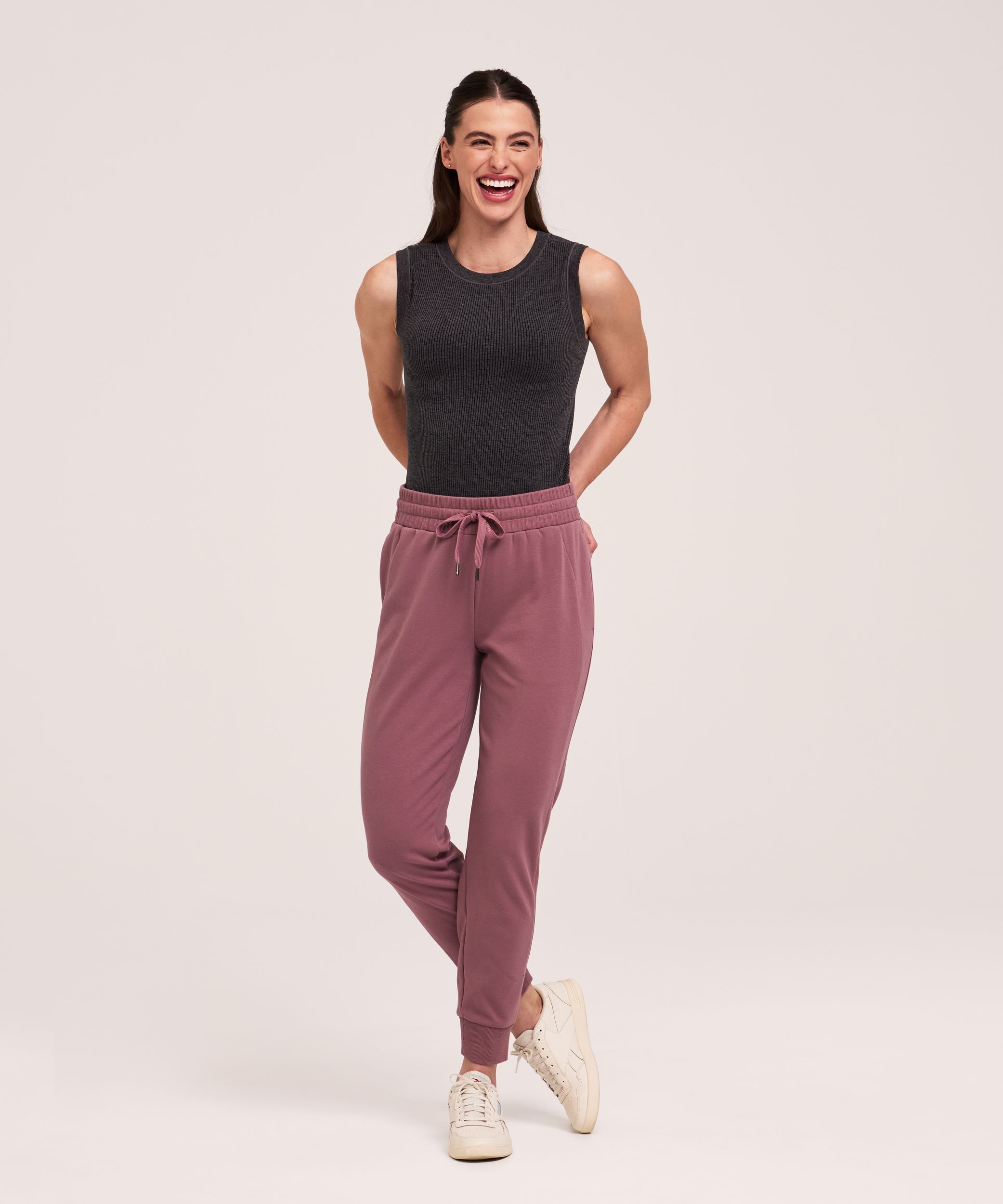 Shambhala Women's High Waisted Fleece Joggers