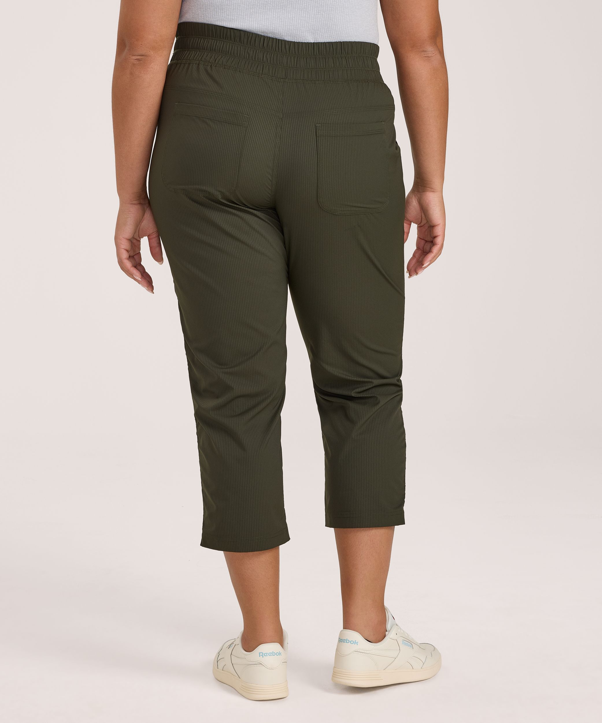 Shambhala Women's Live-In Ease Mid Rise Crop Pants