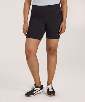 Shambhala Women's Live-In Comfort High Rise Bike Shorts with Pocket