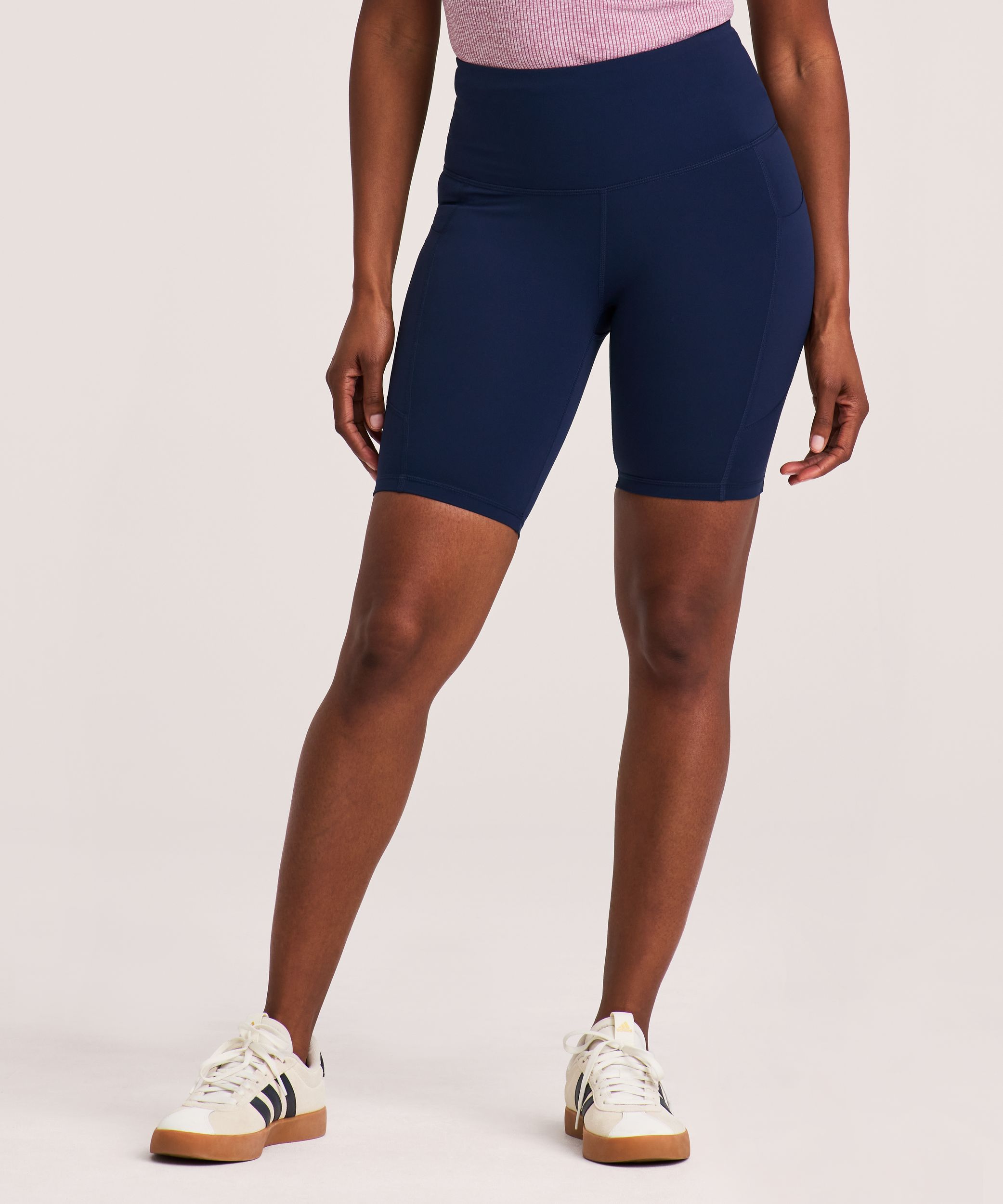 Short de vélo à taille haute avec poche pour femmes, Shambhala, Live-in Confort