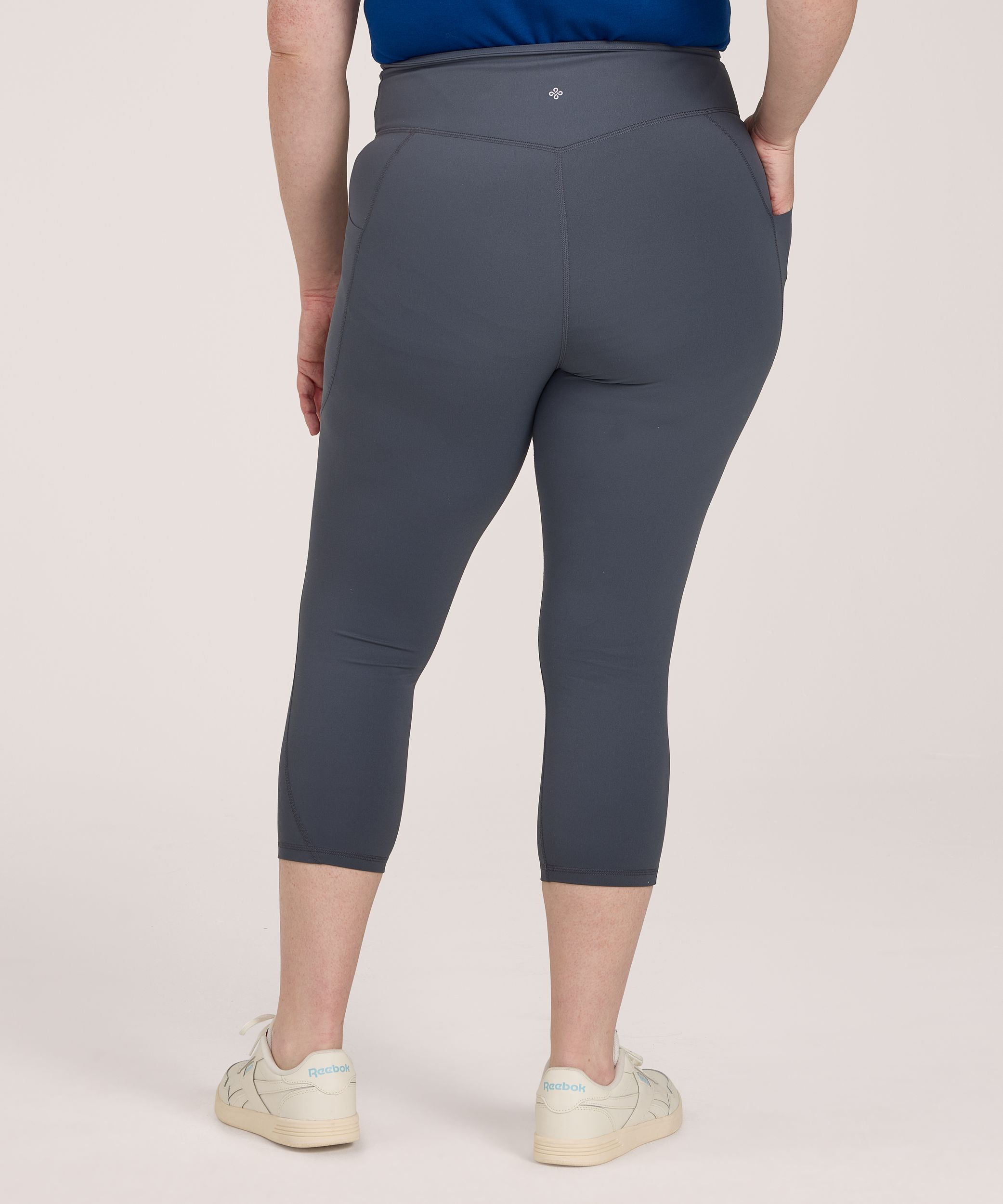 Legging court à taille haute avec poche pour femmes, Shambhala, Live-in Confort