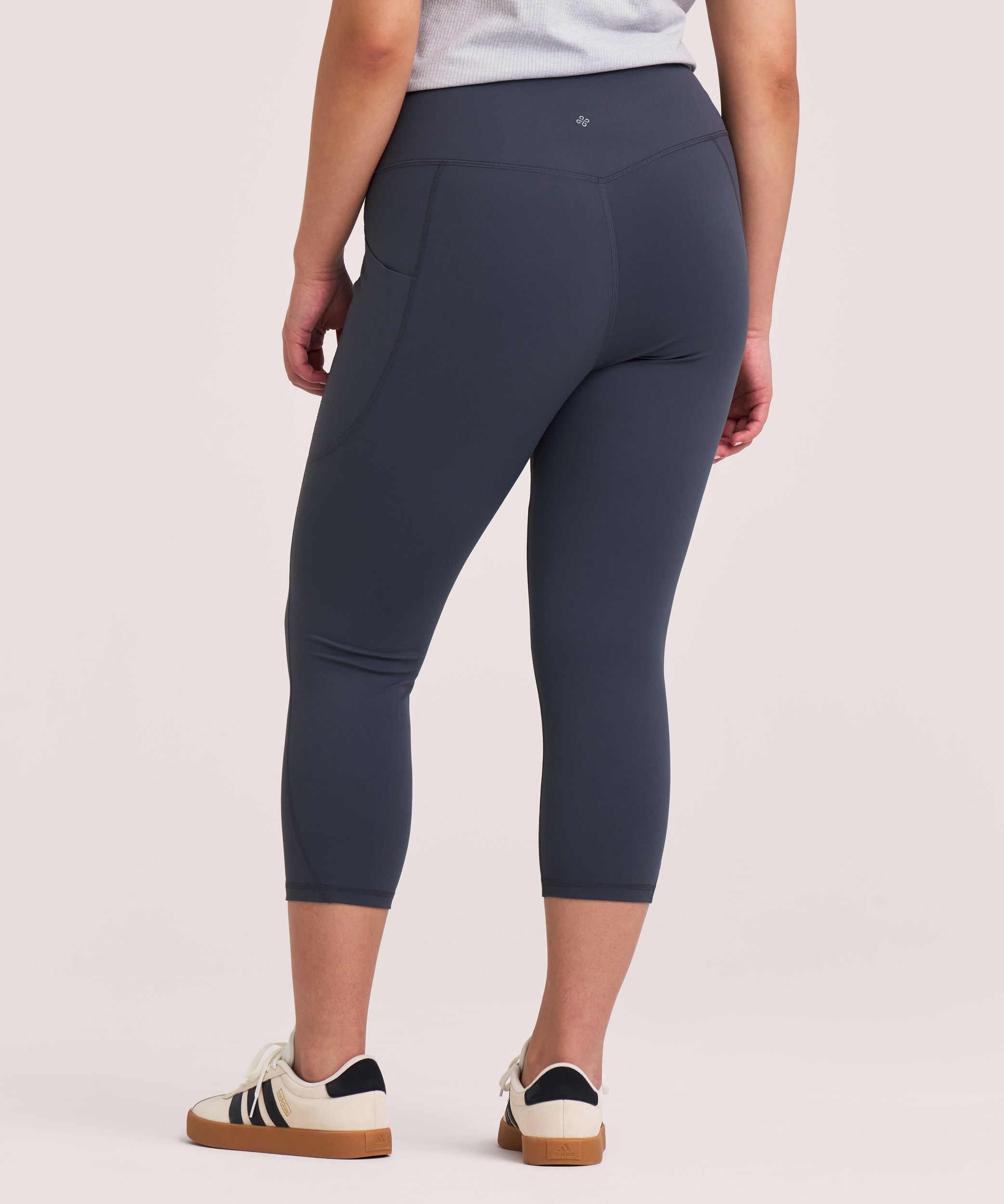 Legging court à taille haute avec poche pour femmes, Shambhala, Live-in Confort