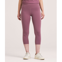Shambhala Women's Live-In Comfort High Rise Crop Leggings with Pocket