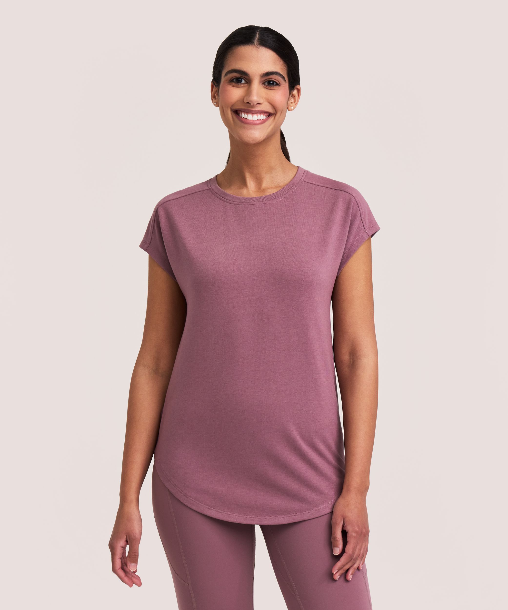 T-shirt de tous les jours à manches courtes pour femmes, Shambhala